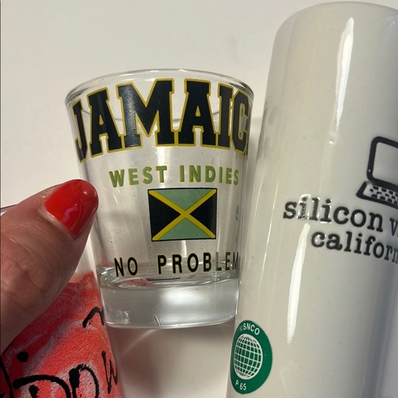 Set of Souvenir Shot Glasses and One Keychain - Picture 8 of 11